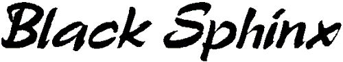 Panose font example