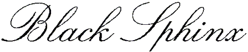 Panose font example